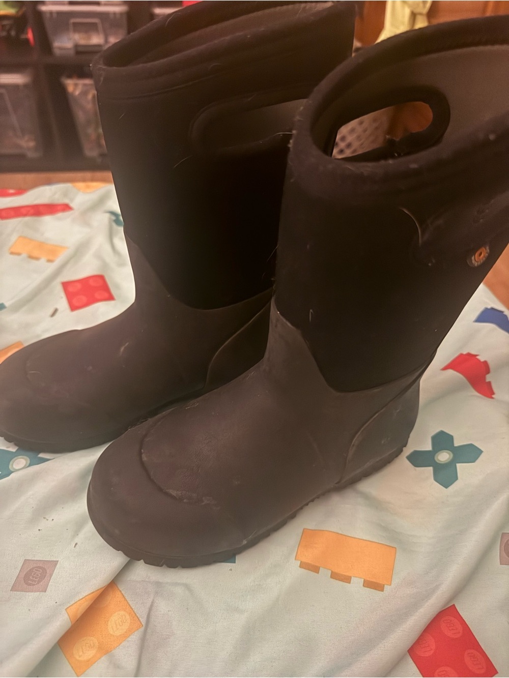 Bogs Black Youth Pull-On Neoprene Boots